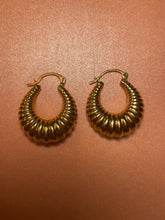 Load image into Gallery viewer, Chubby Shrimp Hoops
