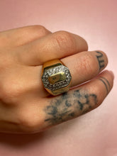 Load image into Gallery viewer, Chunky Diamond Signet Ring
