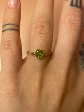 Load image into Gallery viewer, Peridot Chained Heart
