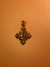 Load image into Gallery viewer, Diamond Feathered Cross
