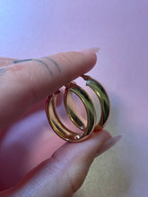 Load image into Gallery viewer, Chubby Oval Hoops
