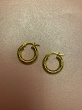 Load image into Gallery viewer, Textured Mini Hoops
